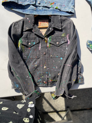 Next Level Hand Painted Jean Jacket