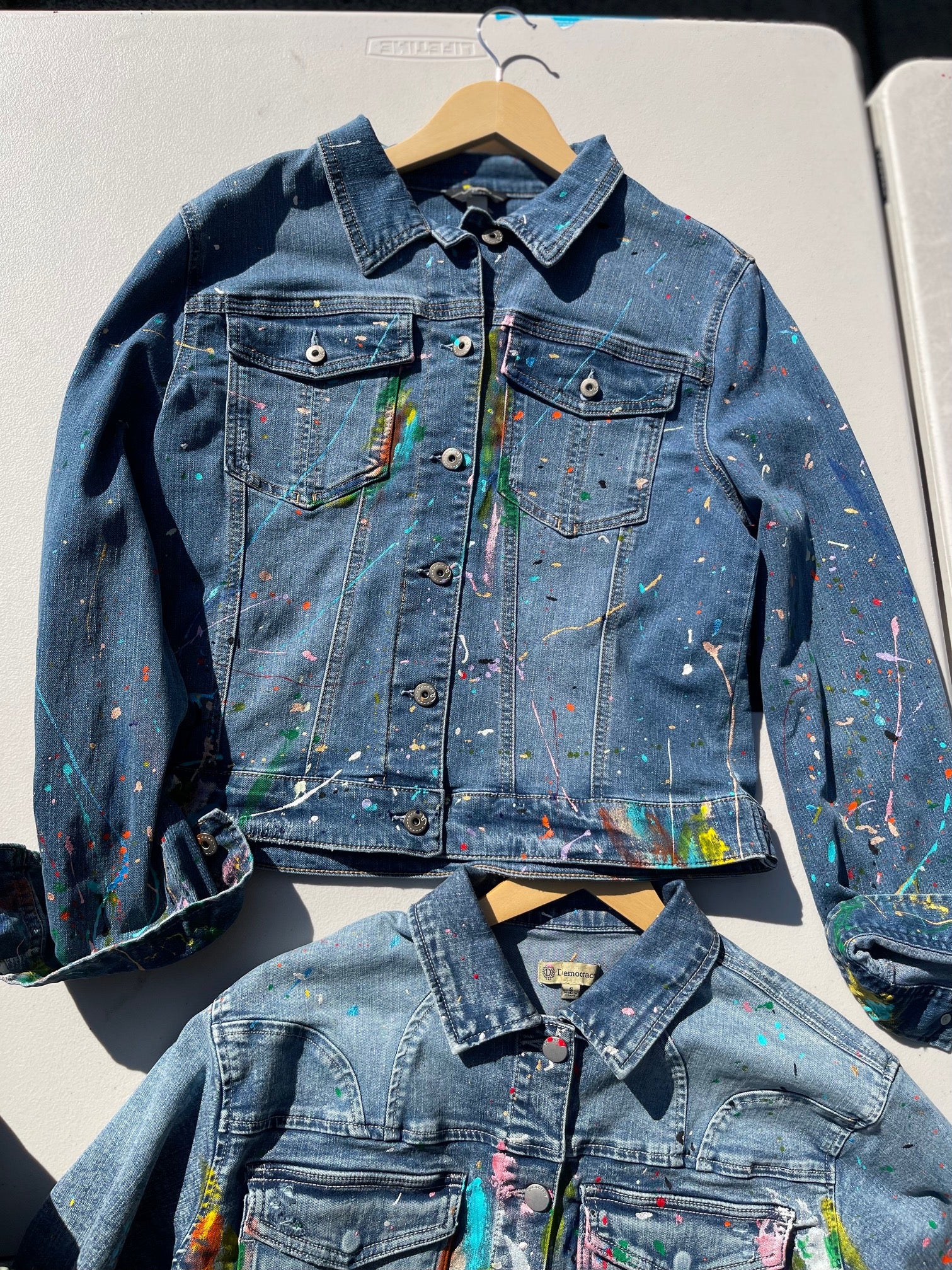 Next Level Hand Painted Jean Jacket