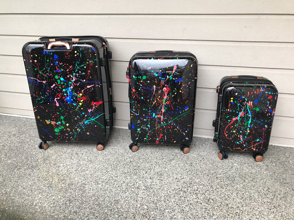 Custom Painted Luggage