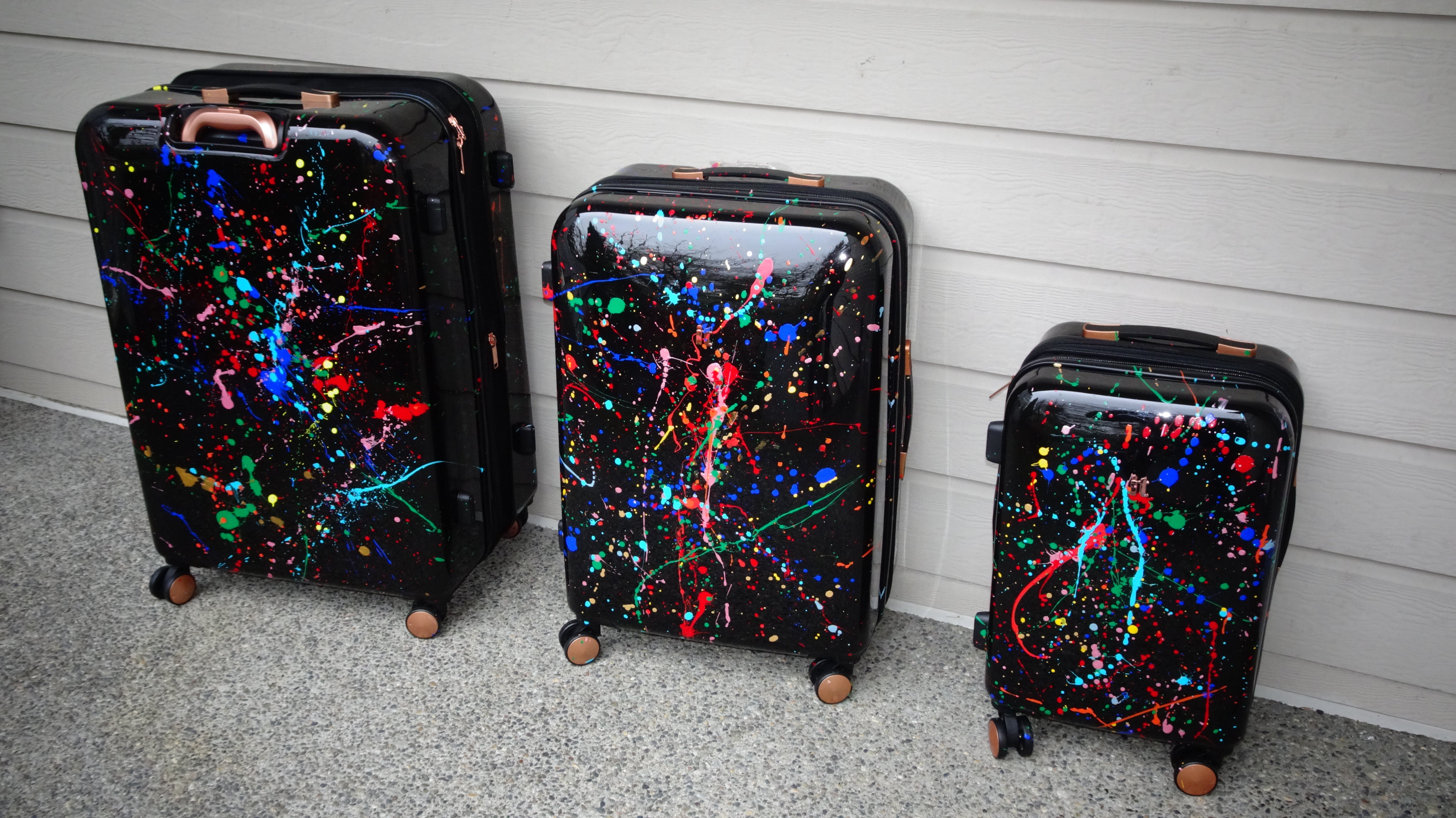 Custom Painted Luggage – splattermatters